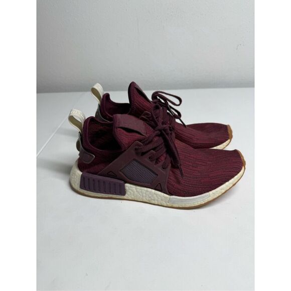 Adidas Men\'s 9 / Women’s 10,5 Sneakers Maroon Red Boost NMD R1 BB2368 main image 9